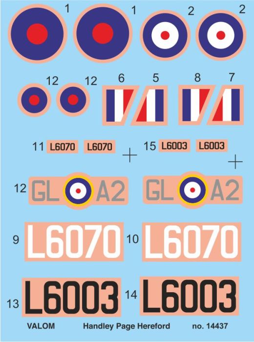 VALOM 1:144 Handley Page Hereford Kit 14437