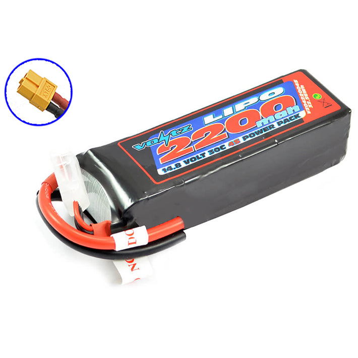 VOLTZ 2200mah 14.8V 30C LIPOBATTERY w/XT60