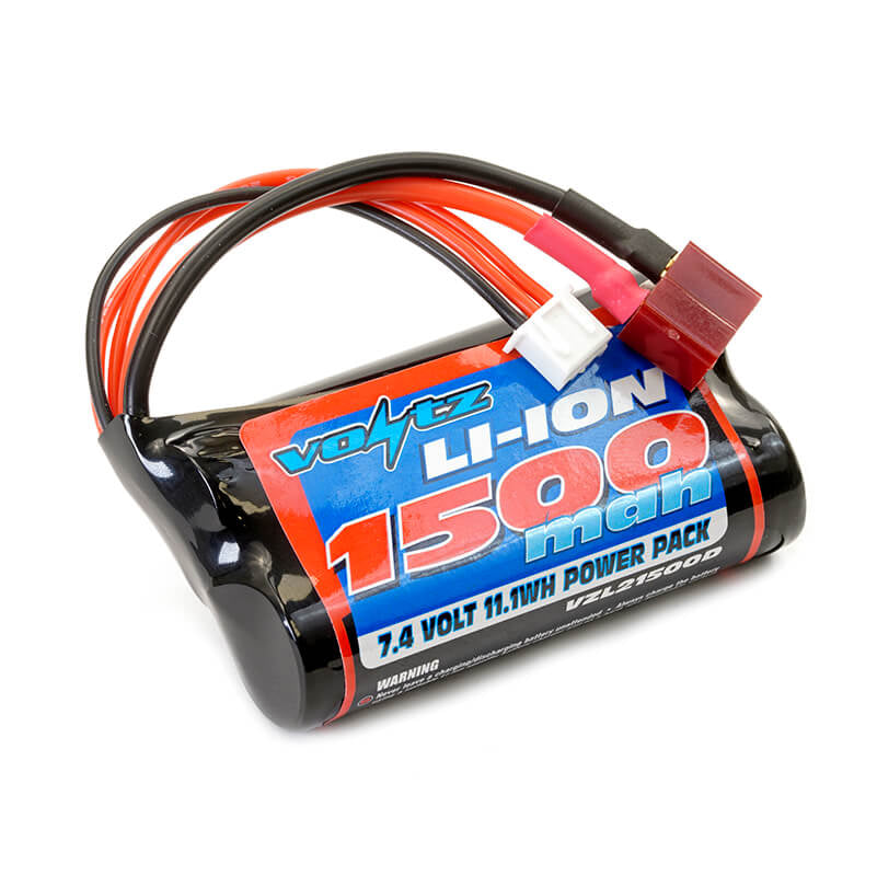 VOLTZ LI-ION 7.4V 1500MAH BATTERY WITH DEANS T-PLUG