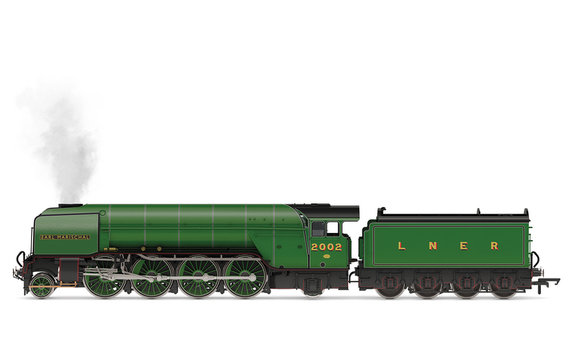 Hornby LNER P2 Class 2-8-2 2002 Earl Marischal With Steam Generator and extra smoke deflectors R30350SS