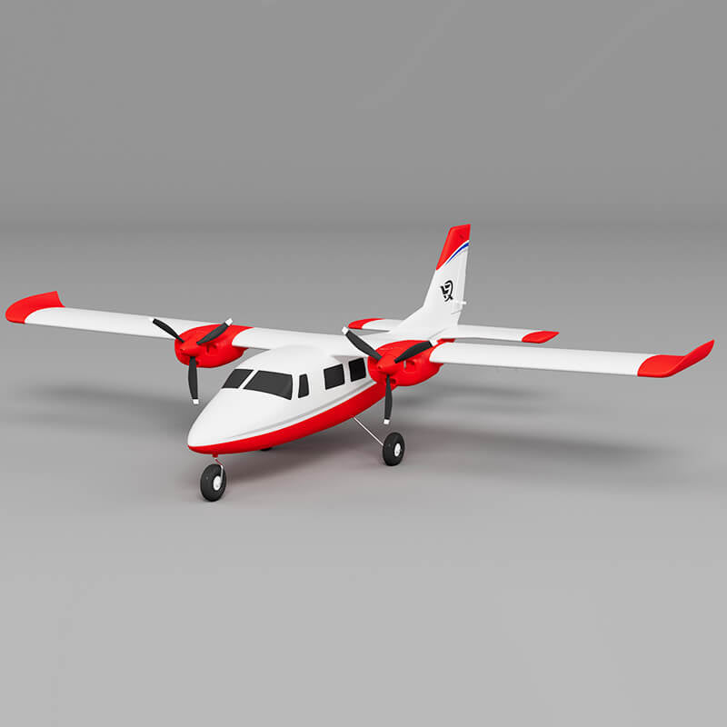 XFLY P68 TWIN 850MM WINGSPAN WITHOUT TX/RX/BATTERY - RED