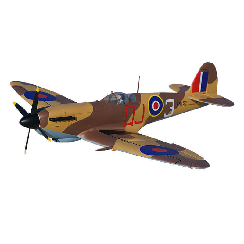 XFLY SUPERMARINE SPITFIRE MKIX BROWN 1200MM NO LANDING GEAR WITHOUT TX/RX/BAT/CHG