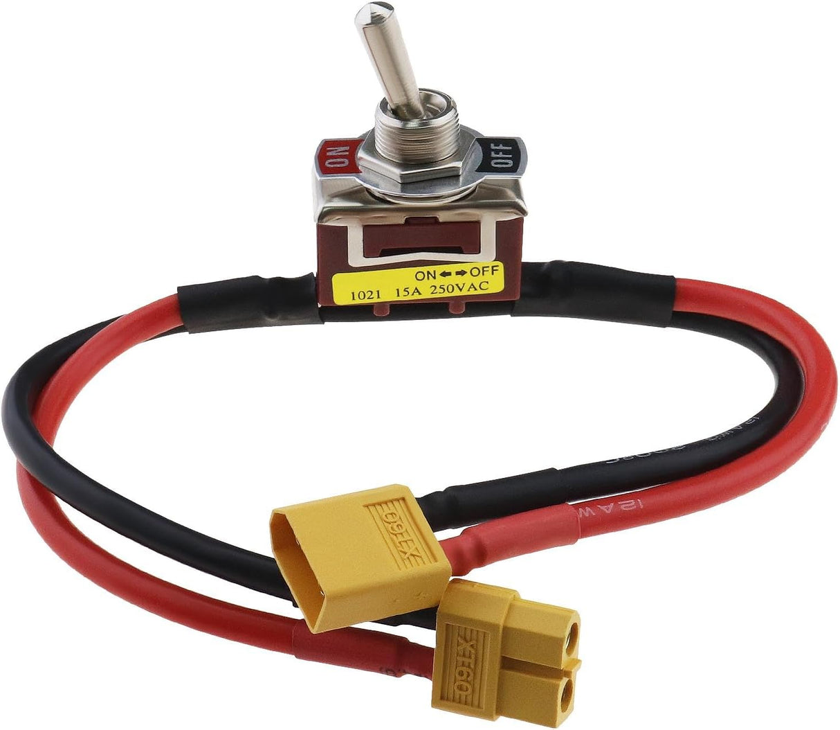 Electric Switch with XT60-Connector 15A Large Current On-Off Electric Power Switch Connector Power Switch
