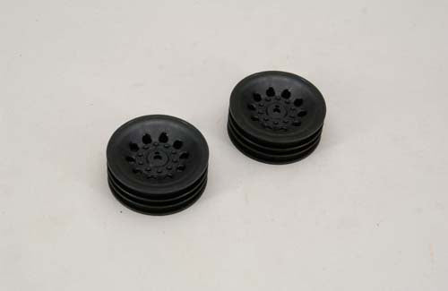 Cen Car Spares Fr Wheel-Black 54x22mm (Pk2)F.F 2WD FF034BK (Box 108)