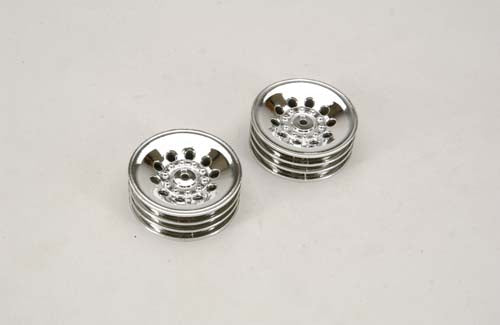 Cen Car Spares Fr Wheel-Silver 54x22mm(Pk2)F.F 2WD FF034S (Box 108)