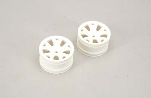 Cen Car Spares Wheel-5Y Spoke/White/Pk2 - 4WD FF075 (Box 108)