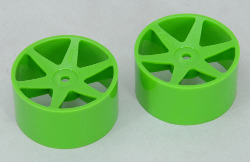 Cen Car Spares Fr Wheel-6 Spoke/Grn/1:10 (Pk2)Foam G84230G (Box 99)