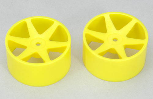 Cen Car Spares Fr Wheel-6 Spoke/Yel/1:10 (Pk2)Foam Z-CENG84230Y (Box 119)