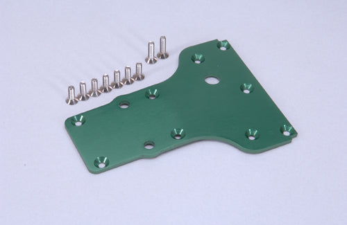 Cen Car Spares Alu Skid Plate (Green) Gen/GST/GSR Z-CENGS059G (Box 92)