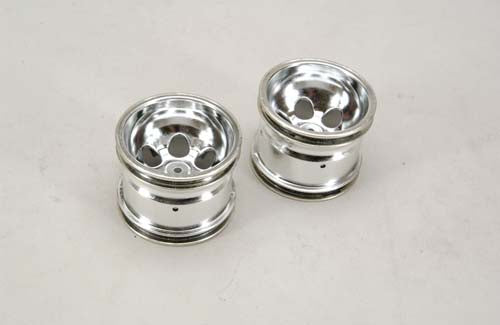 Cen Car Spares Wheel (Chrome/Pk2)Mini Madness/ME16 MD016 (Box 108)