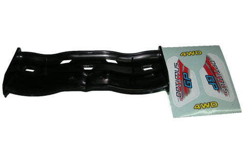 DHK RC Car Spares Optimus GP - Rear Wing (Black) with Decals DHK9381-011