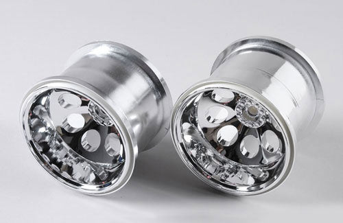 FG Modellsport Car Spares Monster Truck Wheels Chromed (Pk2) 6232 (Storeroom)