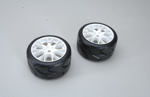 FG Modellsport Car Spares Rear Tyres S1-A/XSOFT glued (Pk2) 08421/2