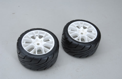 FG Modellsport Car Spares Front Tyres R2-B/SOFT glued (Pk2) 08527/2