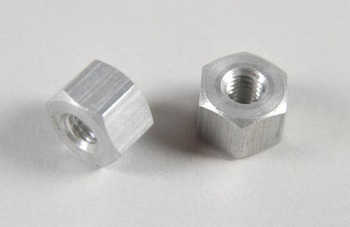 FG Modellsport Car Spares Alloy Distance SW 10x7 2pcs. 66285/1 (Box 38)