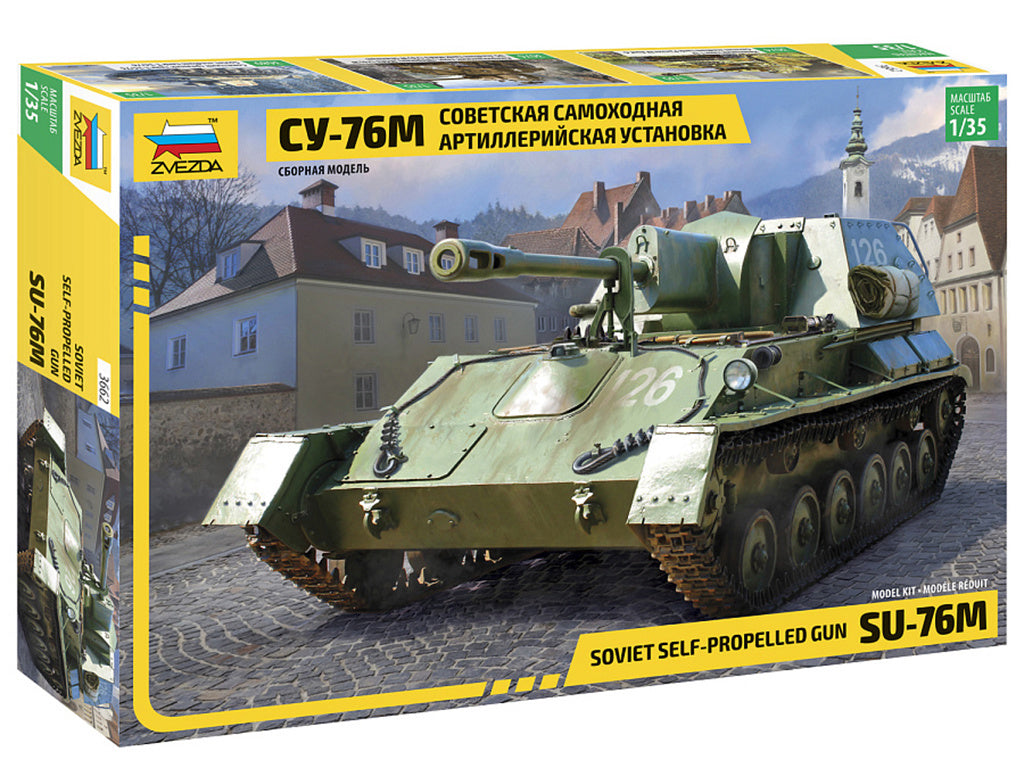 ZVEZDA SU-76 Soviet Self Propelled Gun 1/35