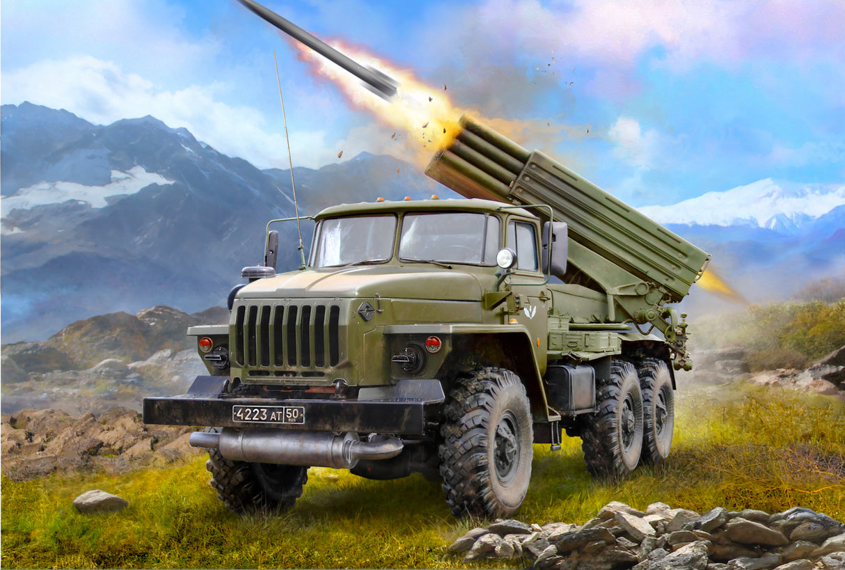 ZVEZDA BM-21 Grad 1 Rocket Launcher 1/72