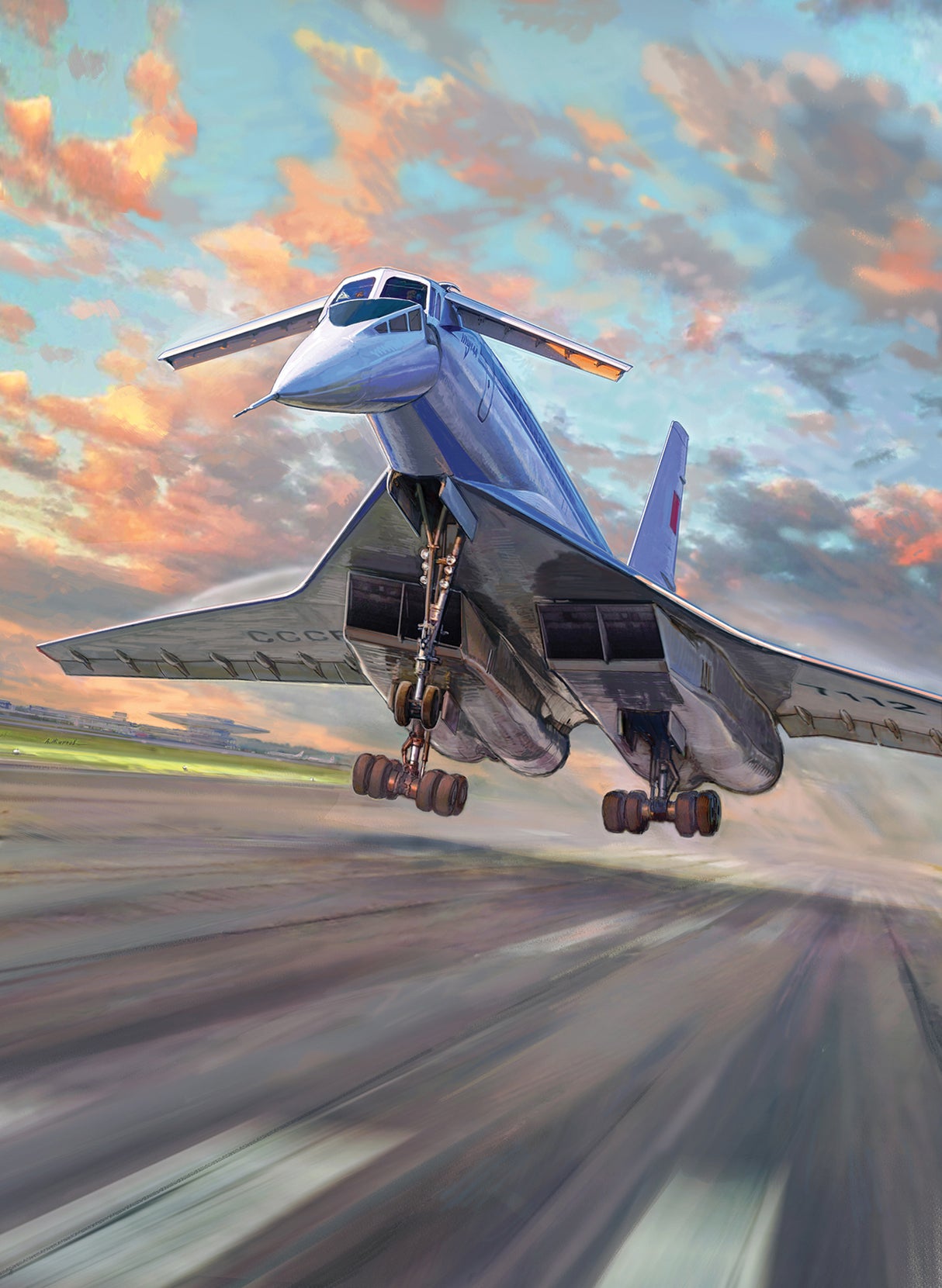 ZVEZDA Tu-144 Supersonic civilian aircraft