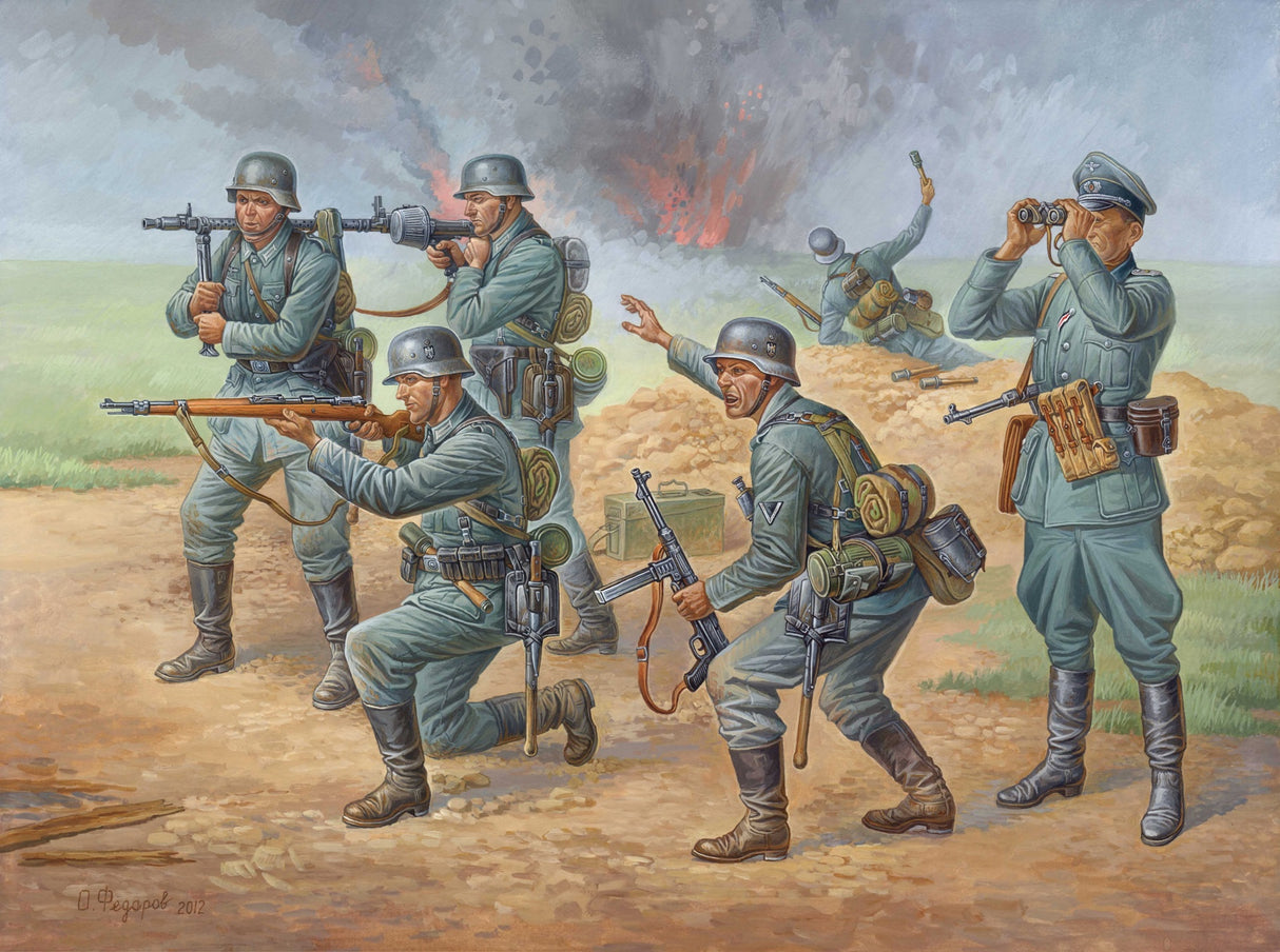 ZVEZDA German Infantry WWII 1/72