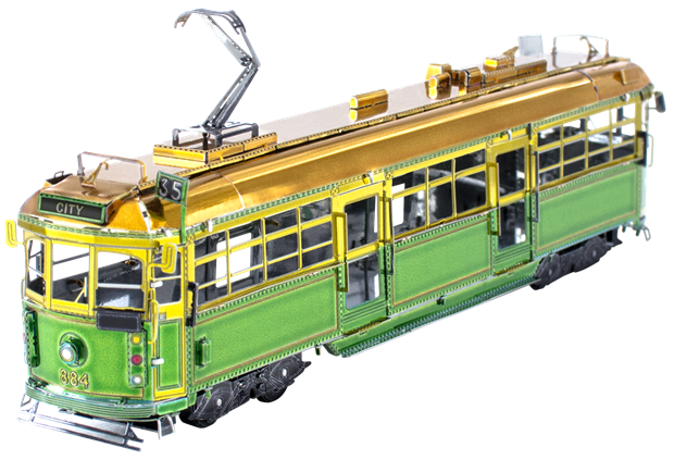 Metal earth Melbourne W-Class Tram MMS158