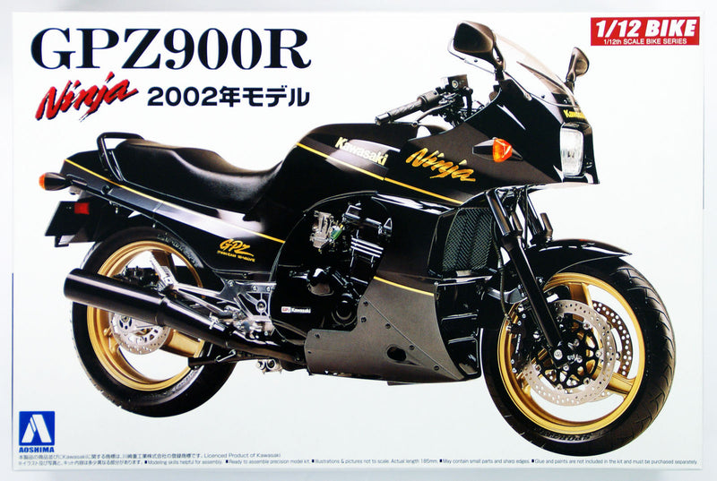 Aoshima 1/12 KAWASAKI GPZ900R NINJA 2002 04287