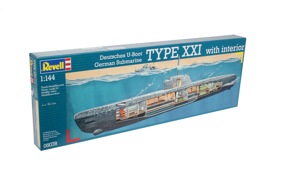 Revell U-Boat Type XXI with interior 05078