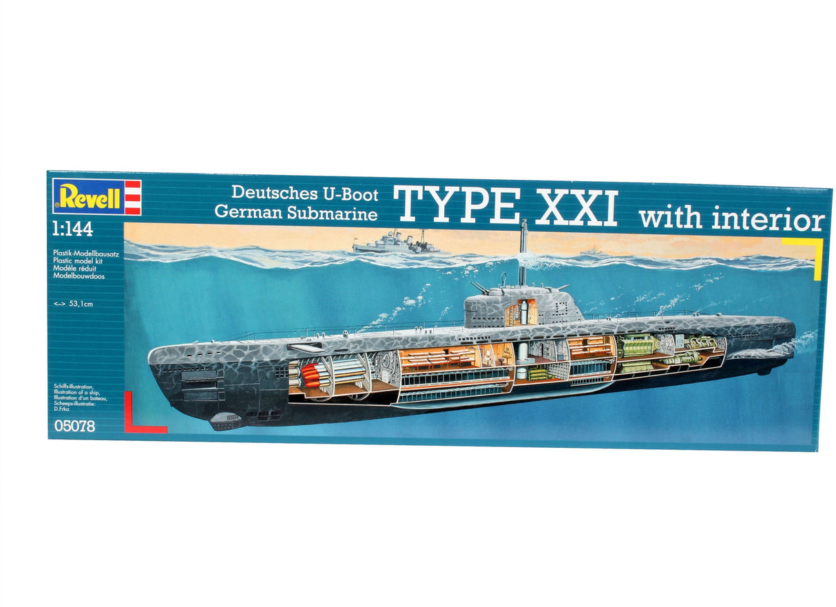 Revell U-Boat Type XXI with interior 05078