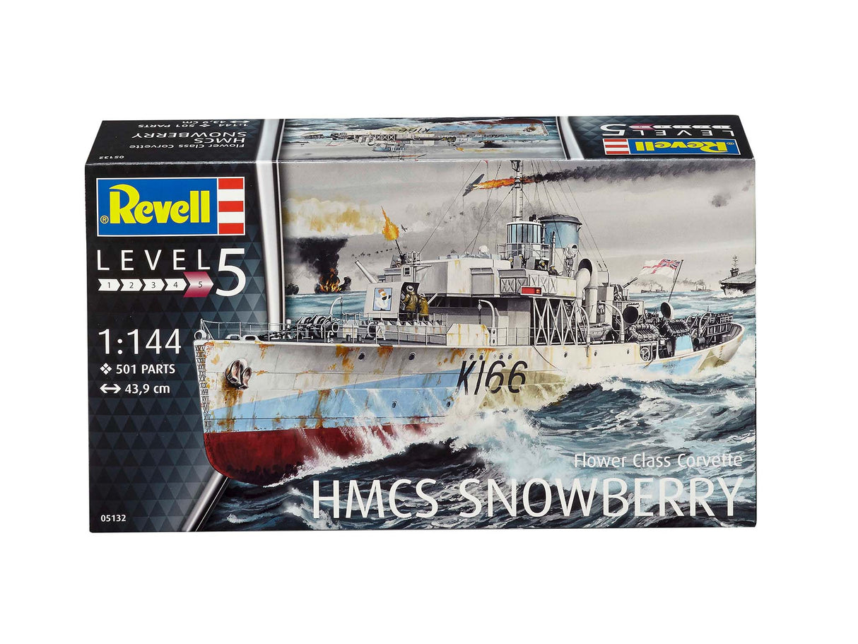 Revell 1/144 HMCS Snowberry Flower Class Corvette Kit 05132