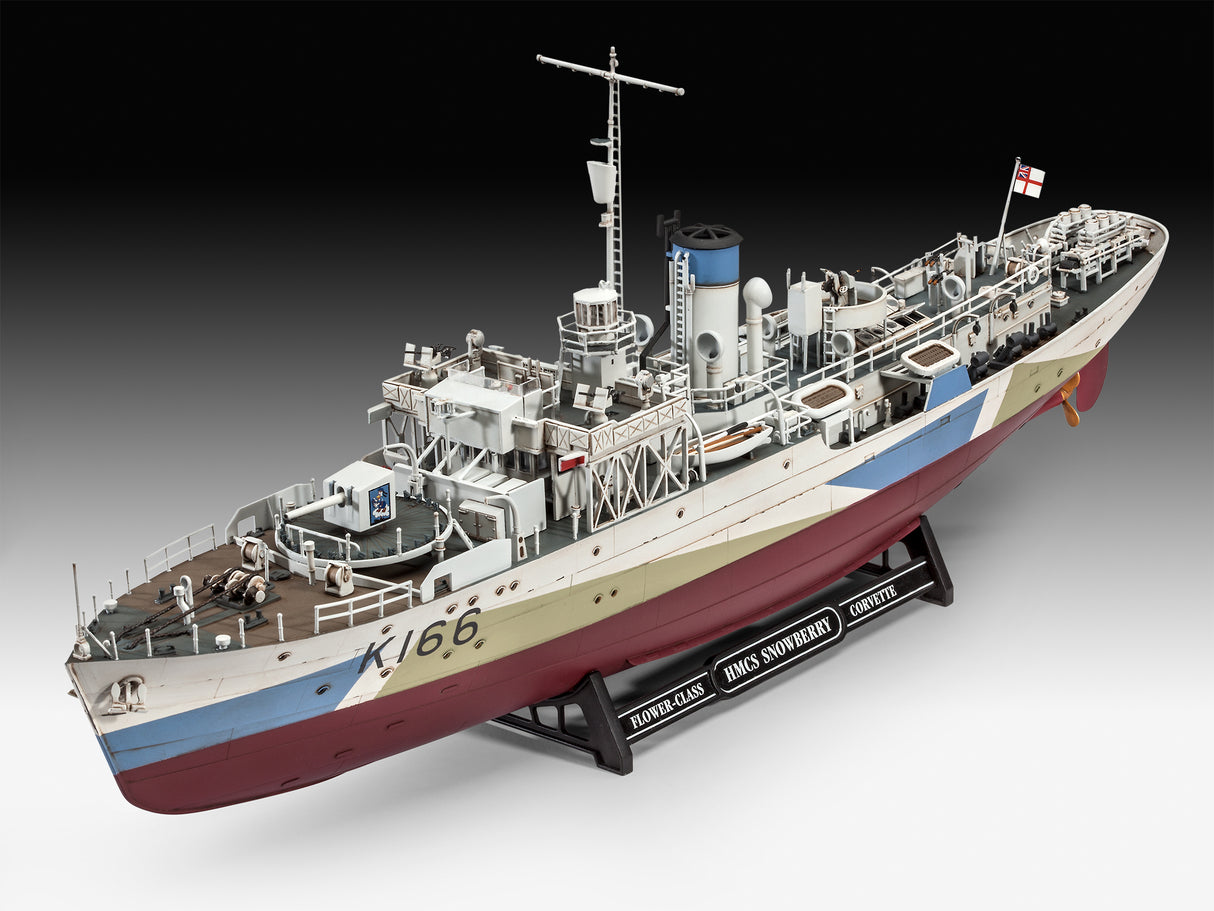 Revell 1/144 HMCS Snowberry Flower Class Corvette Kit 05132