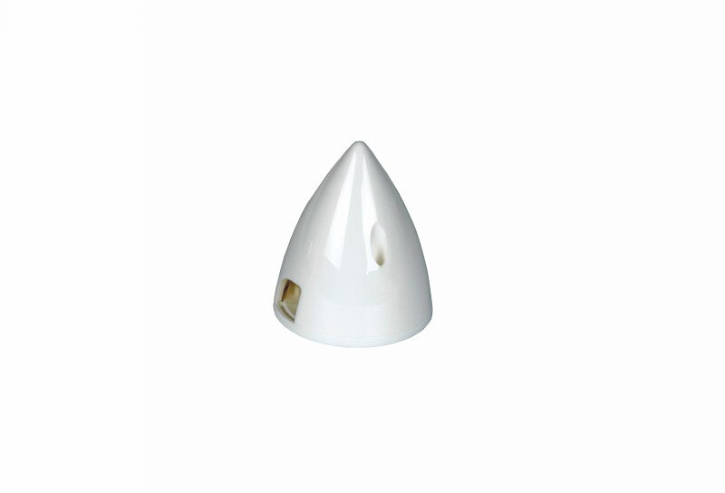 Plastic spinner white 64 mm