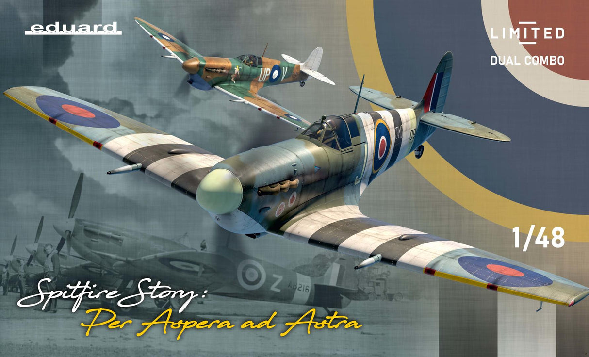 Eduard 1/48 Spitfire Story Per Aspera ad Astra Dual Combo 111162