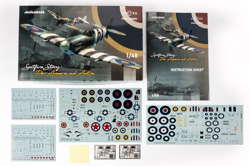 Eduard 1/48 Spitfire Story Per Aspera ad Astra Dual Combo 111162