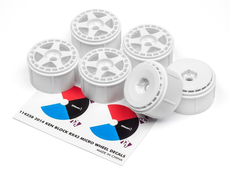 FIFTEEN52 TURBOMAC WHEEL WHITE (6PCS) (HPI 7)