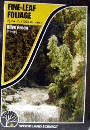 Woodland Scenics WF1133 Fine Leaf Foliage Olive