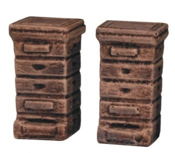 Harburn Hamlet CG225 Bee Hives Standard Design (2) - 00 Gauge