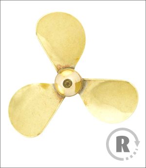 Raboesch Brass Propeller 3 Blade 35mm Dia Left M3