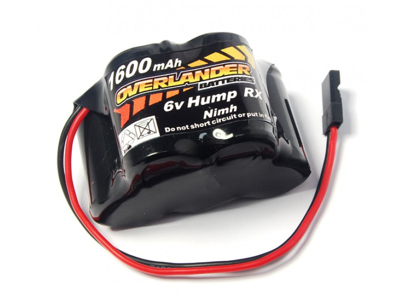 Nimh Battery Pack 2/3 AF 1600mah 6v RX Hump - SKU 419