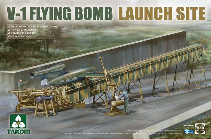 Takom 1/35 V-1 Flying Bomb Launch Site 02152