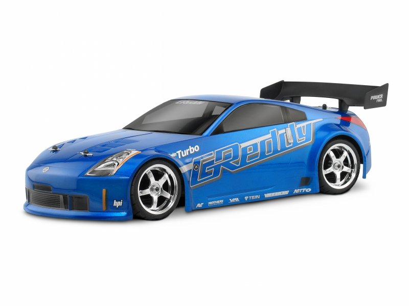 #HPI17218 - HPI Nissan 350Z Greddy Twin Turbo Body (190Mm)