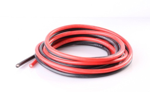 Silicone Wire 18AWG 1M Black/1M Red (150 Strands OD2.3mm)