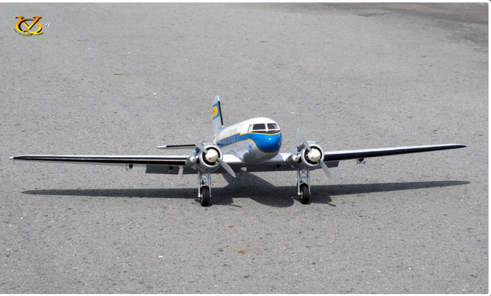 VQ Douglas DC-3 (Lufthansa) 70.8 Inch Wingspan (EP/GP) ARF