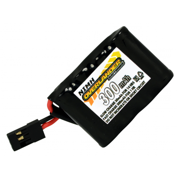 Premium Sport 300 mAh Nimh 2/3 AAA 4.8v RX Flat