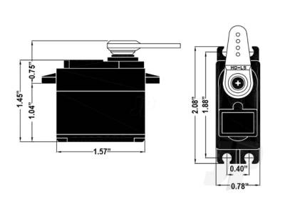HSB9485SH Brushless High Voltage (HV) Ultra High Torque Servo