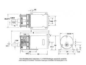 Krick Max Gear 540 Type Motor 2.5:1