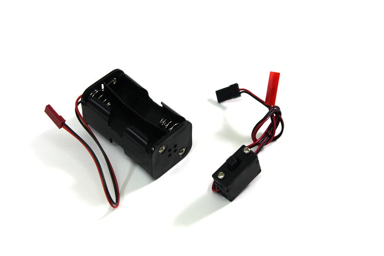 Battery Box with Switch for Mignon Batteries