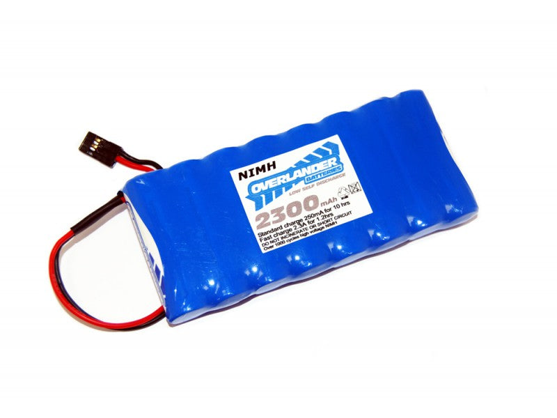 Overlander Sport Nimh 2300mAh 9.6v Futaba TX Pack