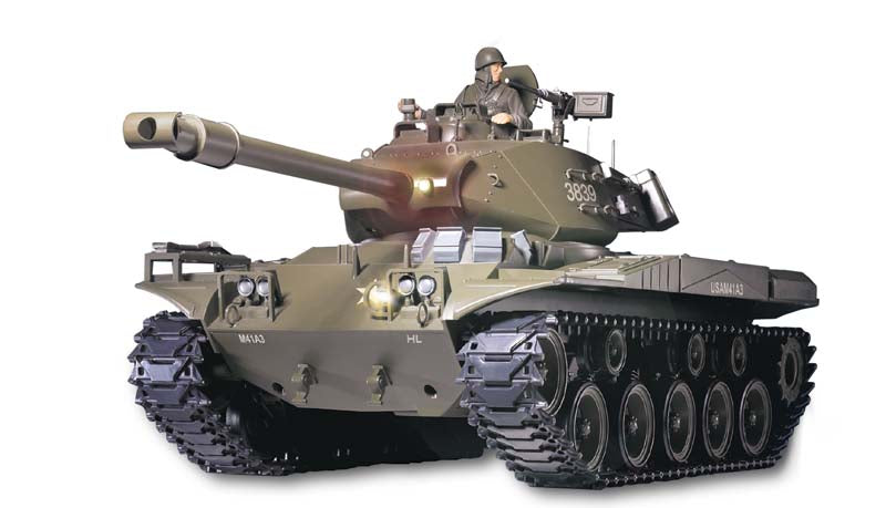 Heng Long  1/16 RC US M41A3 Walker Bulldog Tank V6 Tank ONLY (IN TIGER TANK BOX!)