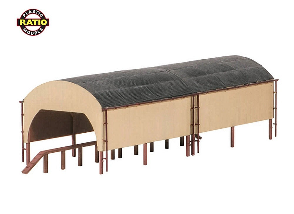Ratio 231 Carriage Shed Kit - N Gauge