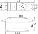 JX Servo PDI-2506MG 25g Metal Gear digital corelessservo