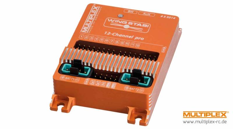 WINGSTABI 12-channel 3-axis Gyro 35A Battery Backer (55014)